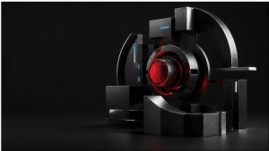 Commercial engine sculpture representing a B2B AI agent integrated into martech systems via API