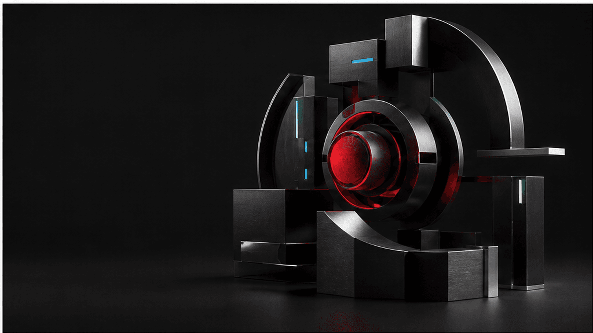 Commercial engine sculpture representing a B2B AI agent integrated into martech systems via API