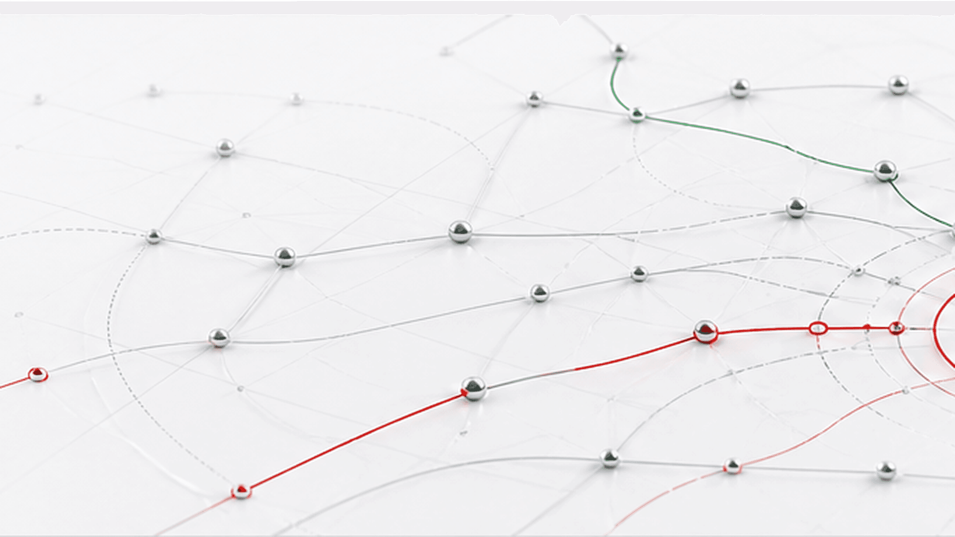 A white strategic network map laying out AI pilots in marketing, each connected to its owner, inputs, and decision
